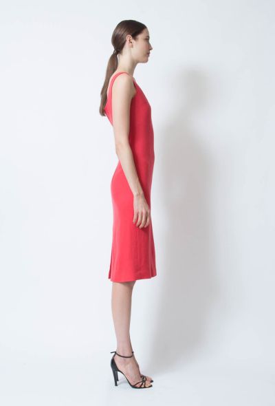                                         Coral Wool Dress-2