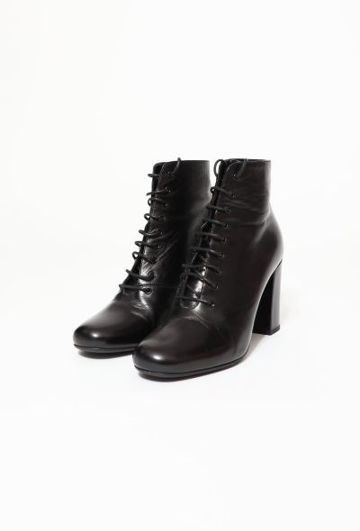                             Lace-Up 'Babies' Leather Boots - 2
