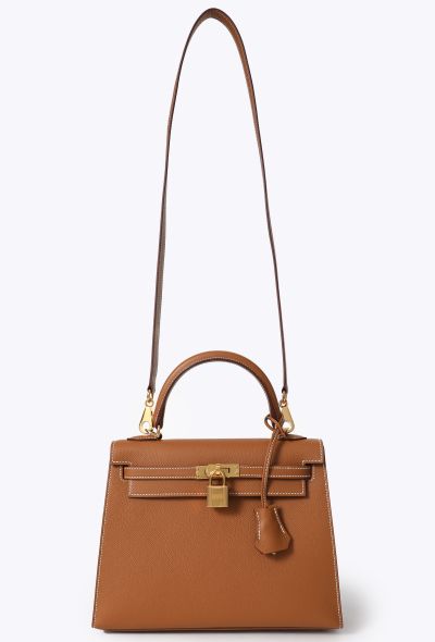 Hermès 2023 Gold Epsom Kelly Sellier 25 - 2