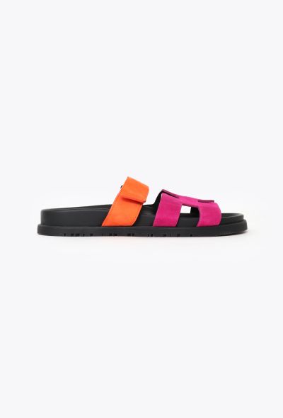 Hermès 2024 Suede Chypre Sandals - 2