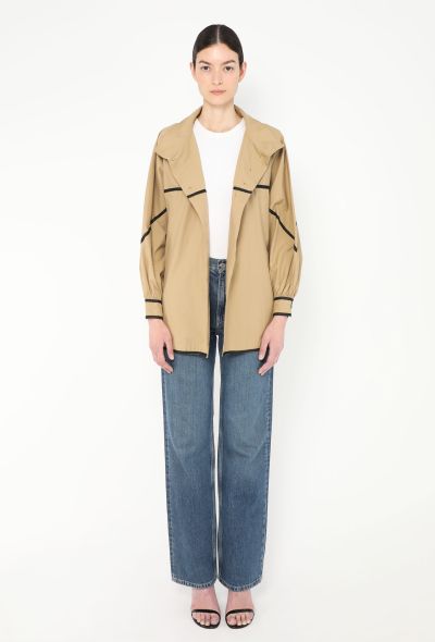 Fendi '70s Grosgrain Trim Overshirt - 2
