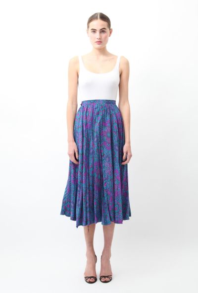                                         70's Printed Skirt-1
