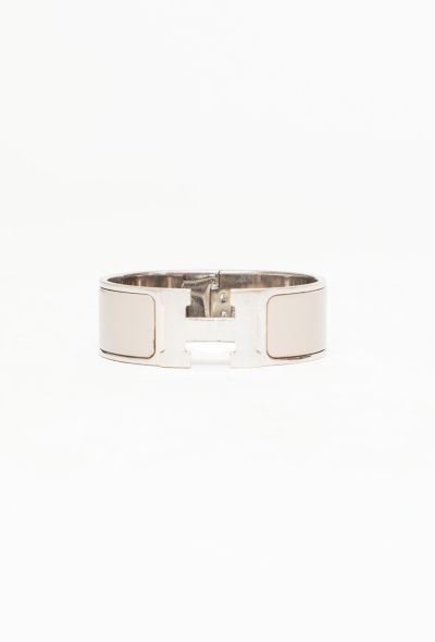 Hermès Neutral 'H' Clic Clac Bracelet - 1