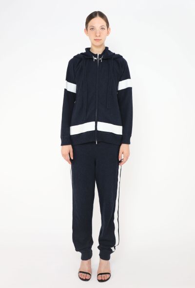 Chanel Bicolor Hooded Cashmere Tracksuit - 1 Chanel Bicolor Hooded Cashmere Tracksuit - 1