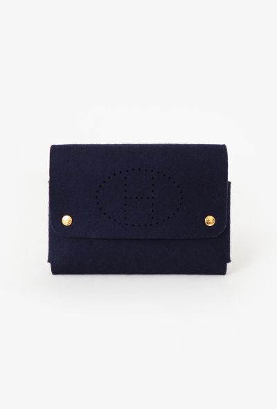 Hermès Felted Emblem Paper Case - 1