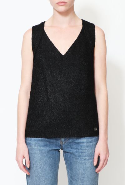                                 Timeless Bouclé Tweed Top