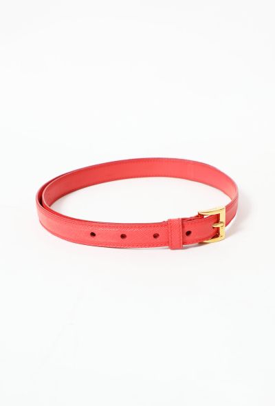                             2020 Saffiano Leather Belt - 2