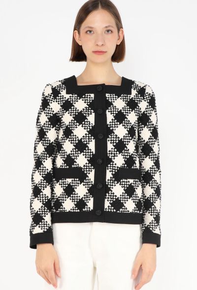 Valentino Damier Bouclé Jacket, Resort 2026 - 1