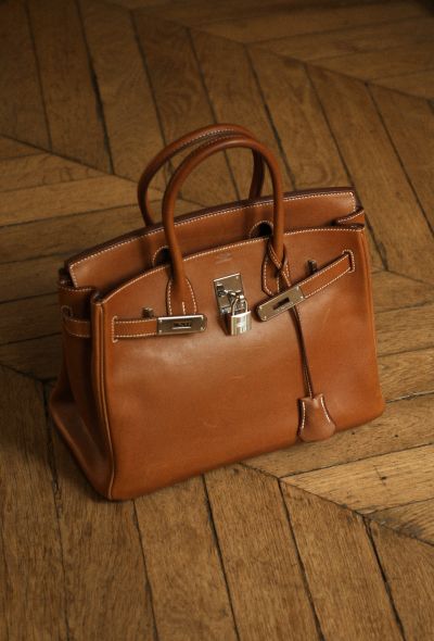 Hermès Barenia Birkin 30 with Patina - 2