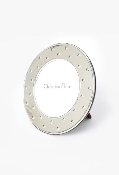 Dior Vintage Round Sterling Picture Frame - 2