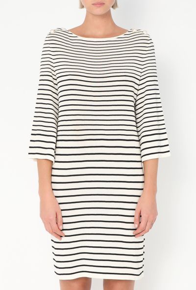 Chanel Marinière 'CC' Button Dress - 2