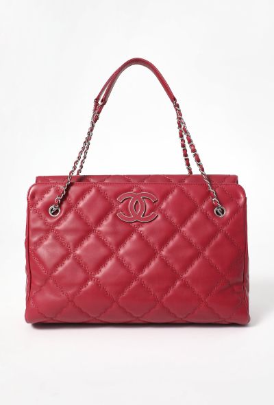 Chanel Double Stitch Hamptons Shopping Tote Bag - 1 Chanel Double Stitch Hamptons Shopping Tote Bag - 1