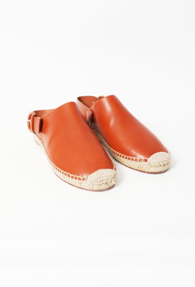                                         Leather Buckled Espadrilles-2