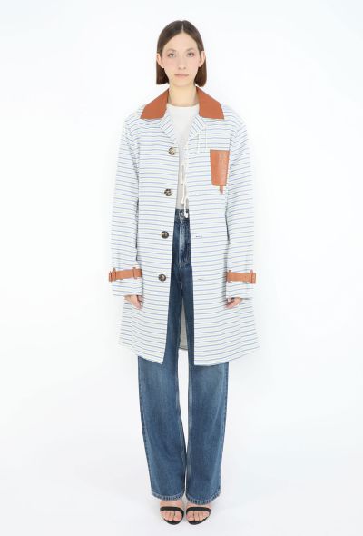 Loewe Striped Canvas Emblem Coat - 2