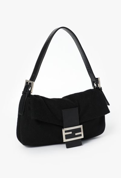 Fendi Early 2000s Cashmere Baguette Bag - 2