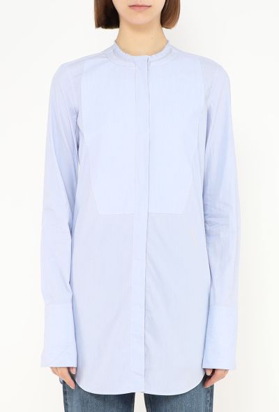 Céline Pinstripe Bib Tunic Shirt - 2
