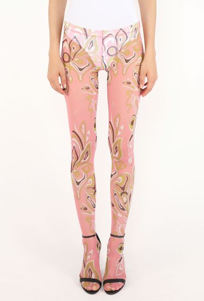 Emilio Pucci Printed Mesh Leggings, 2022 - 2