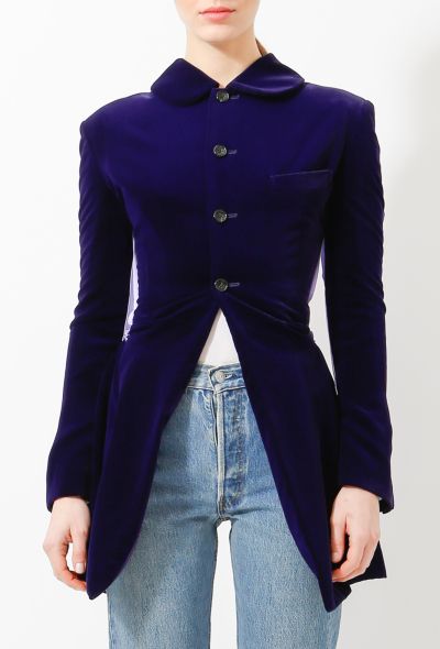 Comme des Garçons F/W 2007 Trompe l'Œil Velvet Jacket - 1