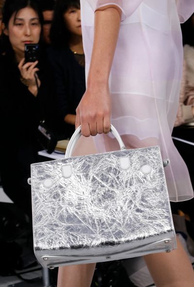 Christian Dior S/S 2016 Silver Diorever Bag - 2