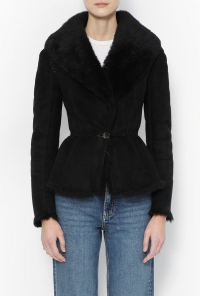                             F/W 2007 Cinched Shearling Jacket - 1