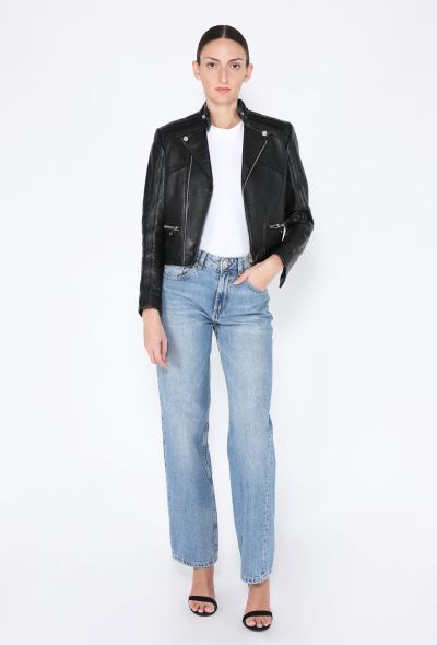 Balenciaga Leather Biker Jacket - 1