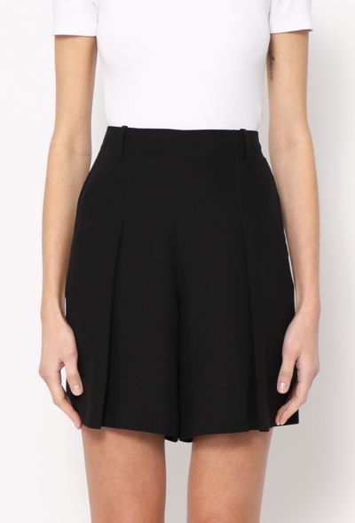 Hermès Early 2000s Pleated Silk Skort - 2 Hermès Early 2000s Pleated Silk Skort - 2
