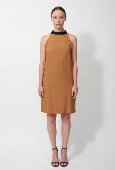                             2011 Colorblock Halter Dress - 1