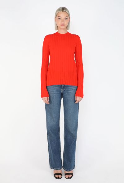 Céline Ribbed Knit Top - 2