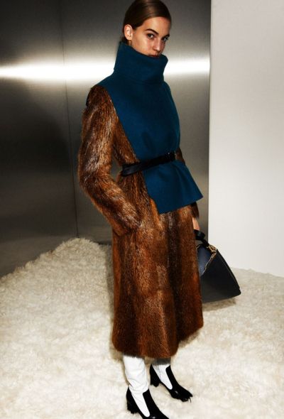Céline Pre-Fall 2012 Tailored Fur Coat - 2
