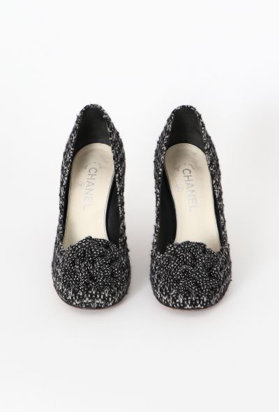 Chanel Tweed Camélia Pumps - 2 Chanel Tweed Camélia Pumps - 2