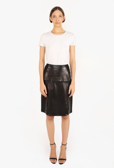 Prada Panelled Leather Skirt, F/W 1998 - 1