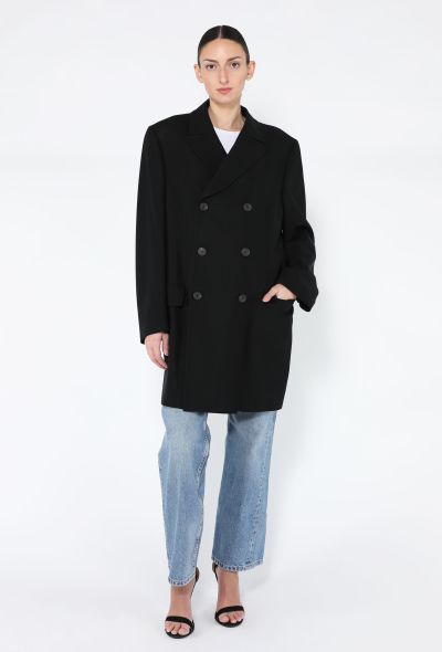 Gucci '90s Tailored Wool Peacoat - 2