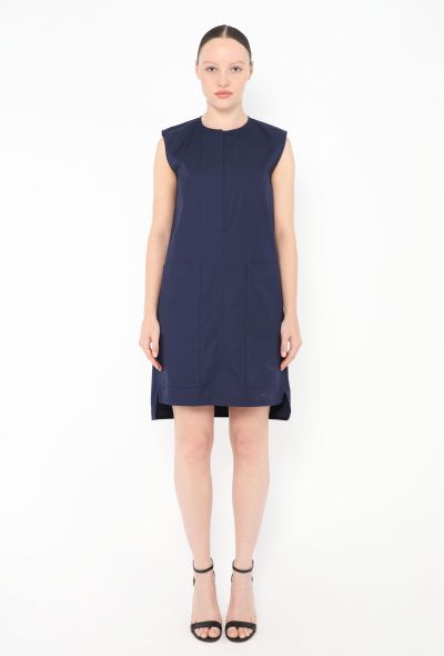 Céline Poplin Pocket Shift Dress - 1 Céline Poplin Pocket Shift Dress - 1