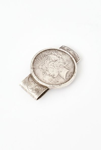 Men's Vintage 1930s Sterling Silver Money Clip - 1