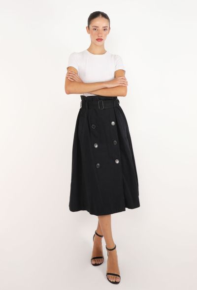 Dries Van Noten Belted Flared Wrap Skirt - 1