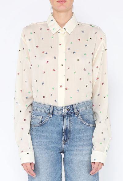 Saint Laurent Spring 2019 Printed Button Down - 1