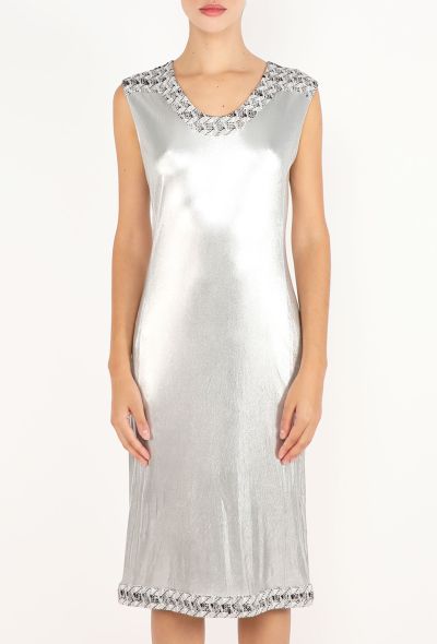Chanel Metallic Tweed Trim Dress, 2005 - 2