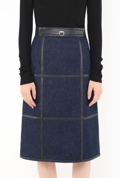 Hermès 2025 Tatersale Denim Skirt - 2 Hermès 2025 Tatersale Denim Skirt - 2
