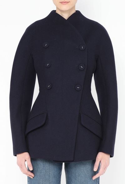 Proenza Schouler 2019 Felted Hourglass Peacoat - 1 Proenza Schouler 2019 Felted Hourglass Peacoat - 1