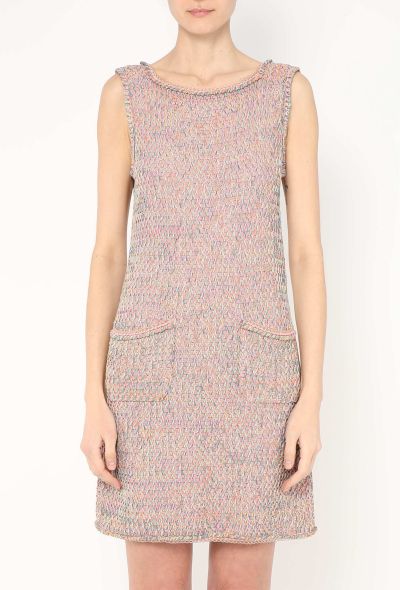 Chanel Braided Trim Silk Knit Dress - 2 Chanel Braided Trim Silk Knit Dress - 2