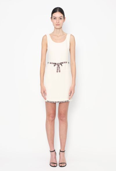 Prada Embellished Bow Crêpe Dress - 2 Prada Embellished Bow Crêpe Dress - 2