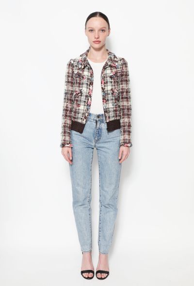 Chanel Resort 2008 Iridescent Tweed Bomber Jacket - 1 Chanel Resort 2008 Iridescent Tweed Bomber Jacket - 1