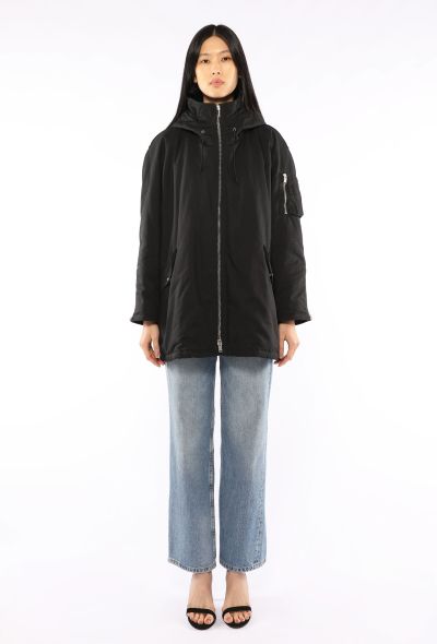Saint Laurent Hooded Zip Parka - 1