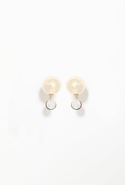                                         Metallic Ball Dormeuse Earrings-2