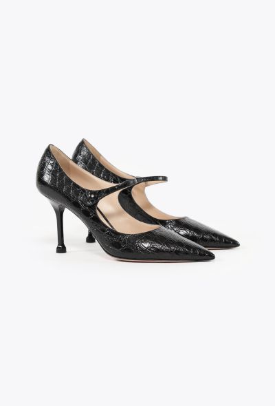 Prada 2021 St. Cocco Embossed Pumps - 2