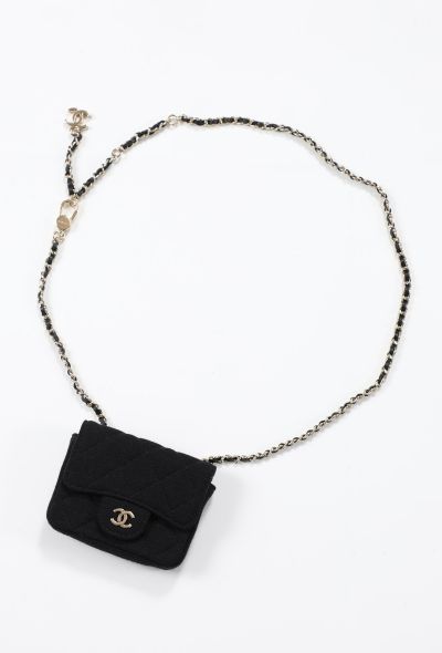 Chanel 2020 Classic Jersey Quilted Belt Bag - 2