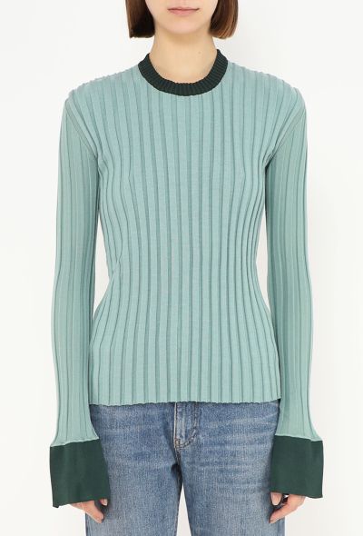 Céline 2015 Ribbed Colorblock Top - 1