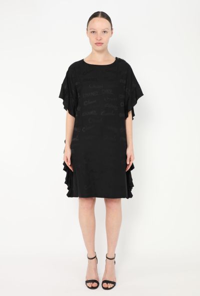 Chanel 2022 Logo Print Silk Tunic - 1 Chanel 2022 Logo Print Silk Tunic - 1