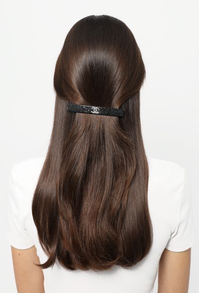 Chanel Strass 'CC' Hair Clip - 1