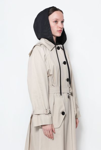                             Hooded Trench Coat - 2